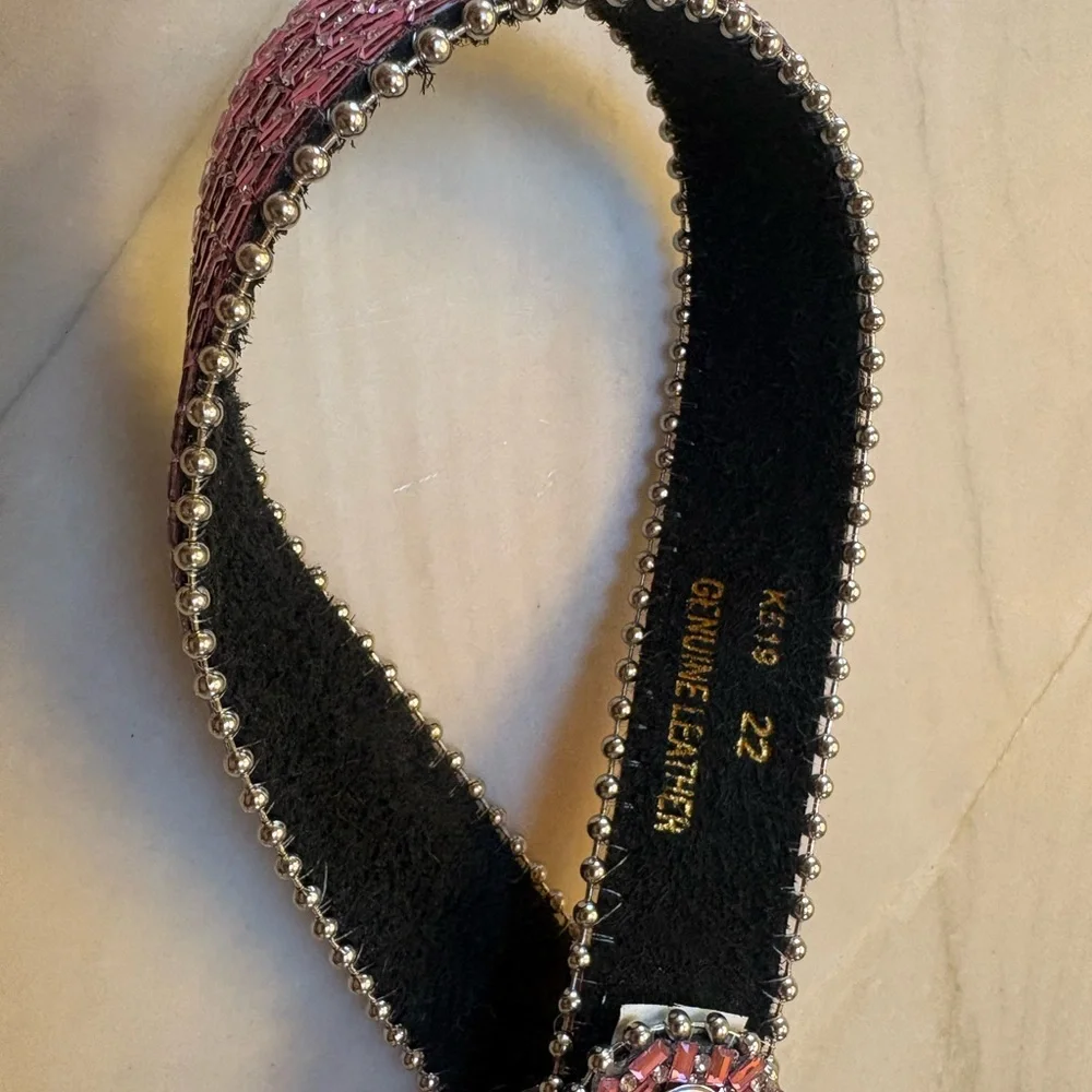 Kids Kamberley Pink Glitz Belt